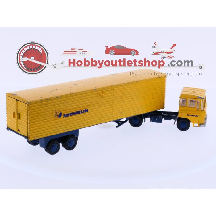 Schaal 1:50 DAF 2300 Michelin Lion Car Nr. 70 trekker met oplegger #2322