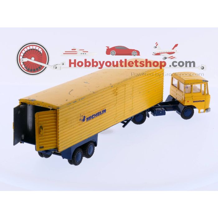 Schaal 1:50 DAF 2300 Michelin Lion Car Nr. 70 trekker met oplegger #2322