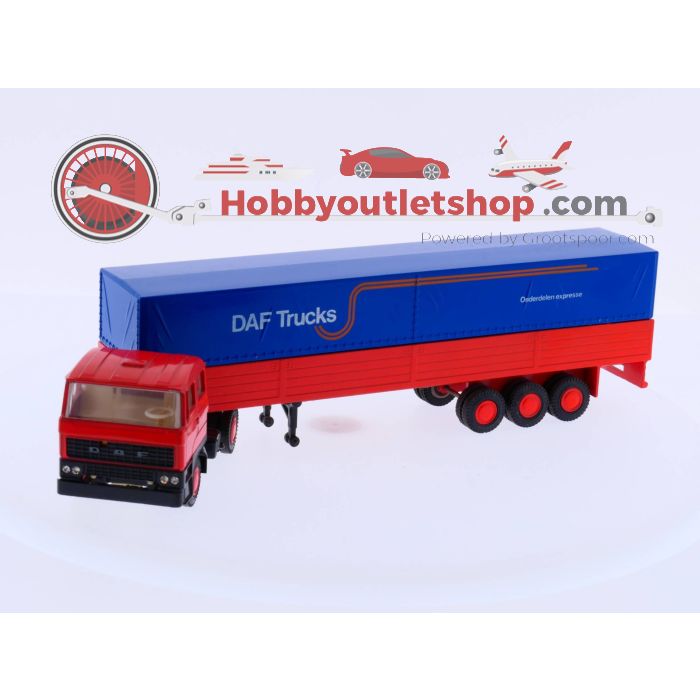 Schaal 1:50 DAF 2800 Lion Car Nr. 58-70 trekker met oplegger #2337