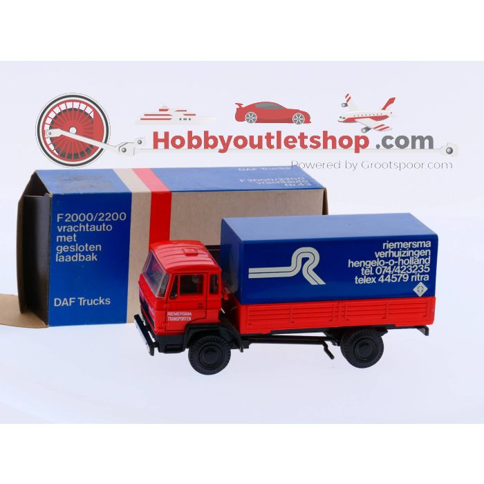 Schaal 1:50 DAF F2000 Lion Car Nr. 43 truck Riemersma #2339