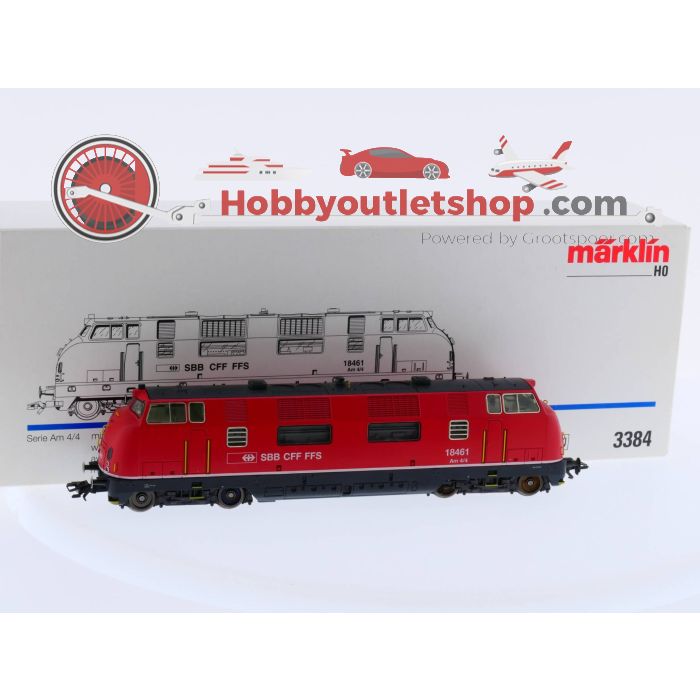 Schaal H0 Märklin 3384 Diesellocomotief SBB - Digitaal #2391 - sku: 20221018013005 - Gebraucht - Sehr guter Zustand - Bild 3