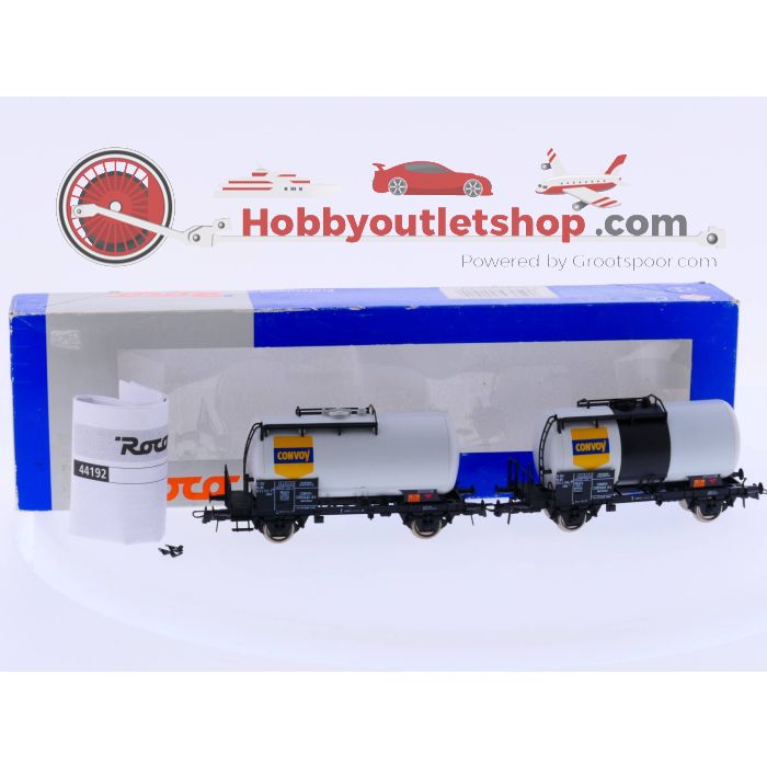 Schaal H0 Roco 44192 - 2 Ketelwagons Convoy NS #2396