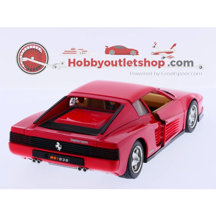 Schaal 1:18 Bburago Ferrari Testarossa 1984 #2413 - sku: 20221020015222 - Gebruikt - Goede staat - Afbeelding 4