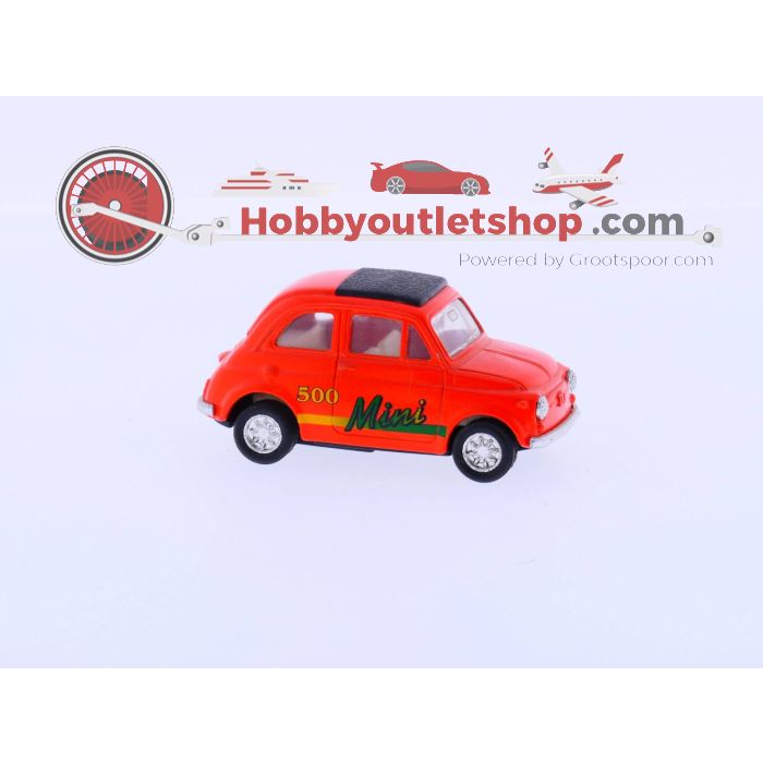 Schaal 1:43 6x Mini 500 1x Fiat 500 #2422