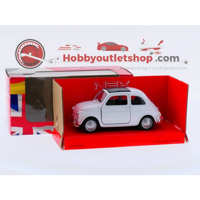 Schaal 1:36 + 1:43 + 1:64 Fiat 500 3x #2424