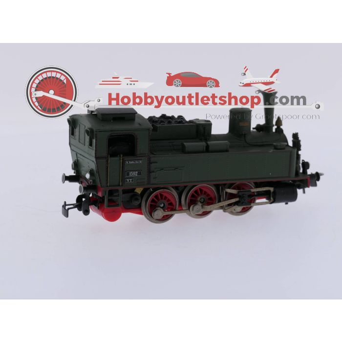Schaal H0 Piko 5/6314 Stoomlocomotief VT 1592 van de DB #3887