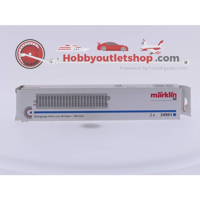 Schaal H0 Märklin 24188 Rechte rail 188 mm. (C-rails) 10 stuks #3905 - sku: 20230518050703 - Gebraucht - Wie Neu - Bild 2