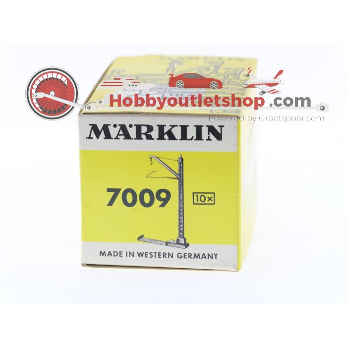 Schaal H0 Märklin 7009 Bovenleidingmast 10 stuks in gele of blauwe verpakking #3946 - sku: 20230526032731 - Gebruikt - Goede staat - Afbeelding 2