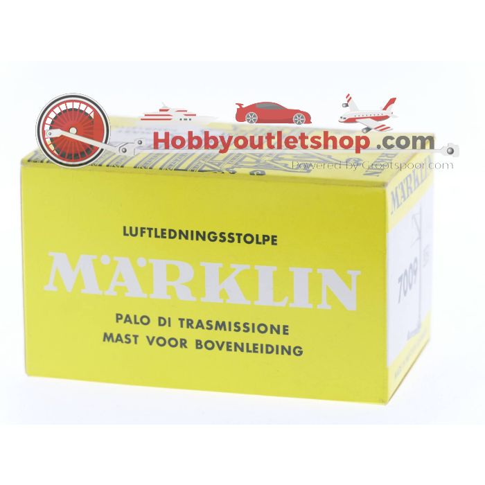 Schaal H0 Märklin 7009 Bovenleidingmast 10 stuks in gele of blauwe verpakking #3946 - sku: 20230526032731 - Gebruikt - Goede staat - Afbeelding 3