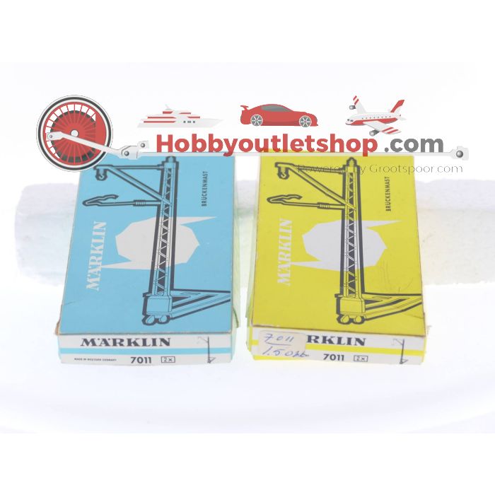 Schaal H0 Märklin 7011 Brugmast voor metalen brugdelen. per 2 stuks in doosje #3970 - sku: 20230602040949 - Gebruikt - Zo goed als nieuw - Afbeelding 2