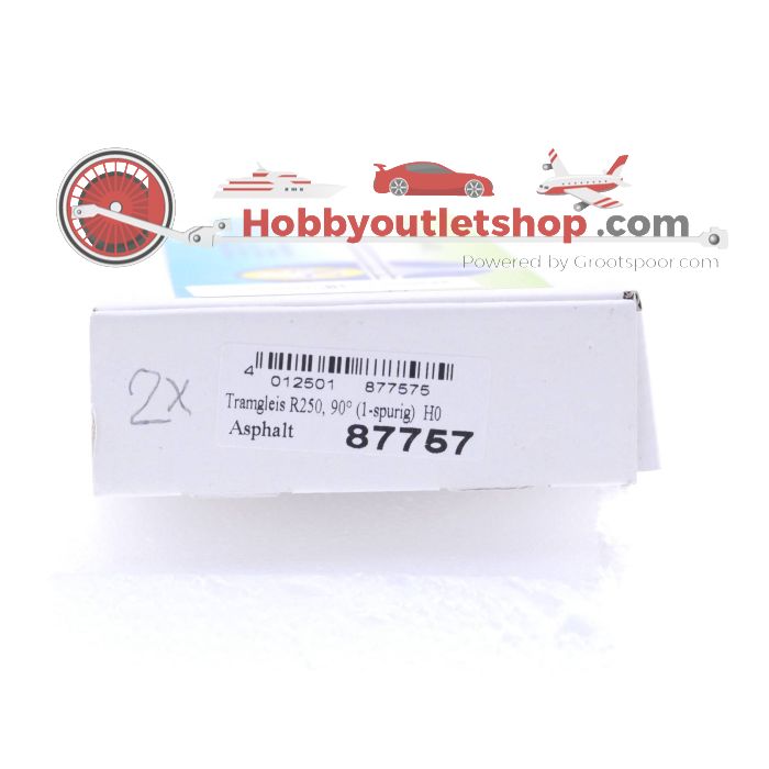 Schaal H0 2 x Tillig 87757 tramrails, trambaan R250 met bocht 90 graden, 1 rijstrook #4518 - sku: 20230616113848 - Gebraucht - Wie Neu - Bild 4