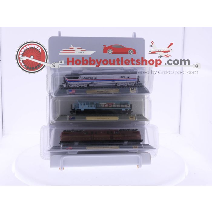 Schaal N Edition Atlas Collections locs, 5 x Amerikaans en een Australisch voorbeeld #4541 - sku: 20230628012554 - Neu - Neuer Zustand - Bild 2