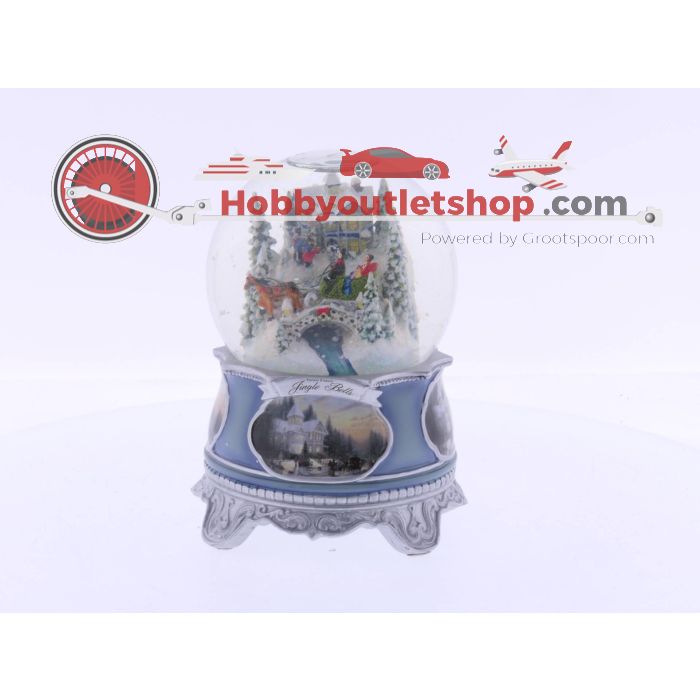De Bradford Exchange Thomas Kinkade Jingle Bells kerstmusical Sneeuwbol #4581