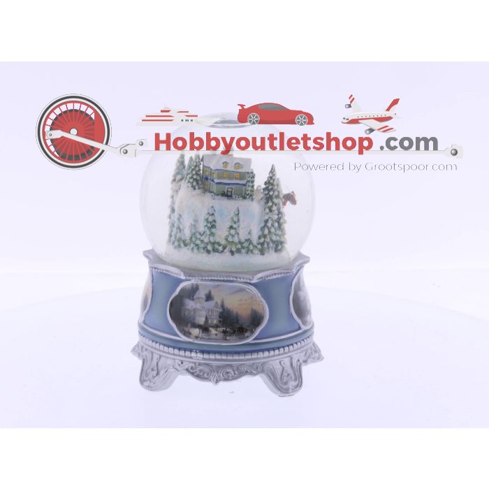 De Bradford Exchange Thomas Kinkade Jingle Bells kerstmusical Sneeuwbol #4581