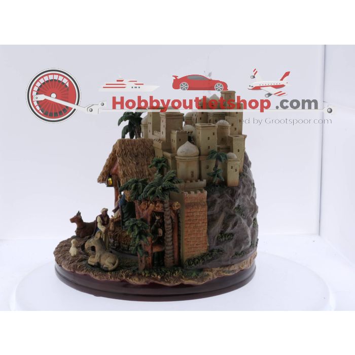 Breng de geschiedenis van de geboorte van Jezus en de reis van de heilige drie koningen op unieke wijze tot leven – met de kerststal “Volg de ster”, geïnspireerd door de sculpturen van Thomas Kinkade Nr. A2247 #4582