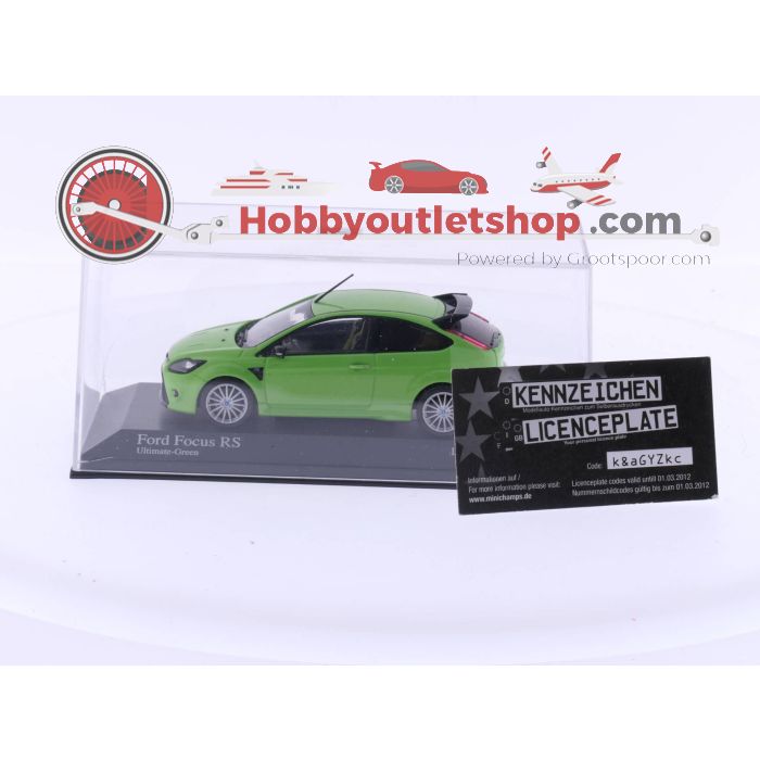 Schaal 1:43 Minichamps Ford focus RS Ultimate green #3279 - sku: 20230711092654 - New - New condition - Photo 4