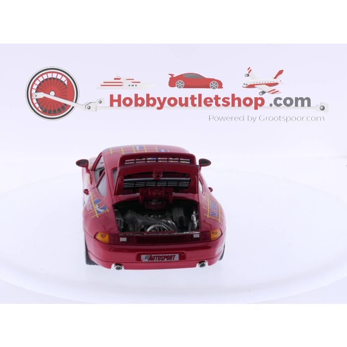 Schaal 1:18 Bburago 3050 Porsche 911 Carrera 1993 Super cup nr 22 #3289