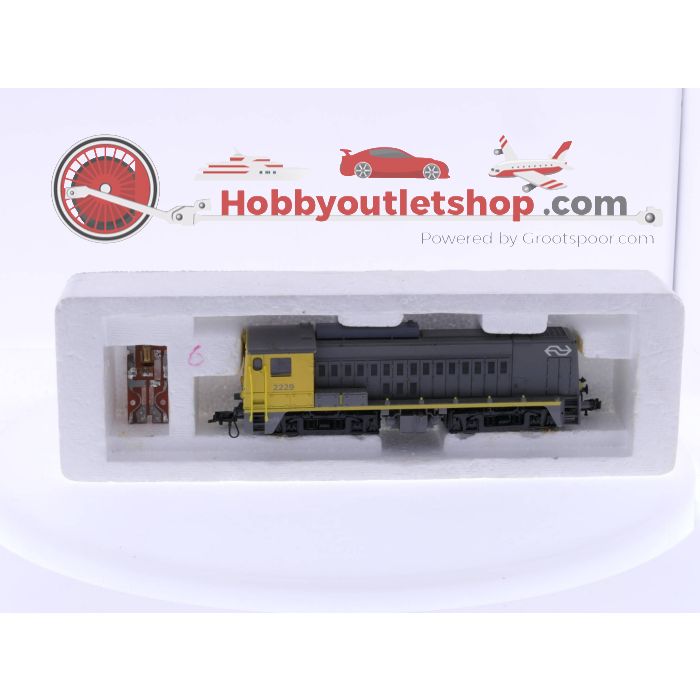 Schaal H0 Roco 4155 Dieselelektrische locomotief 2229 van de NS Digitaal (railing ontbreekt) #4599