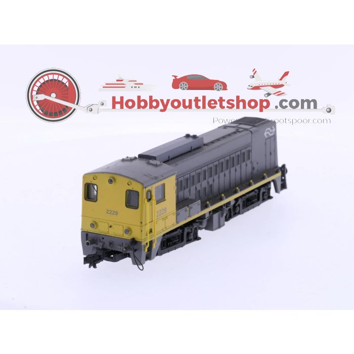 Schaal H0 Roco 4155 Dieselelektrische locomotief 2229 van de NS Digitaal (railing ontbreekt) #4599