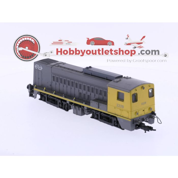 Schaal H0 Roco 4155 Dieselelektrische locomotief 2229 van de NS Digitaal (railing ontbreekt) #4599