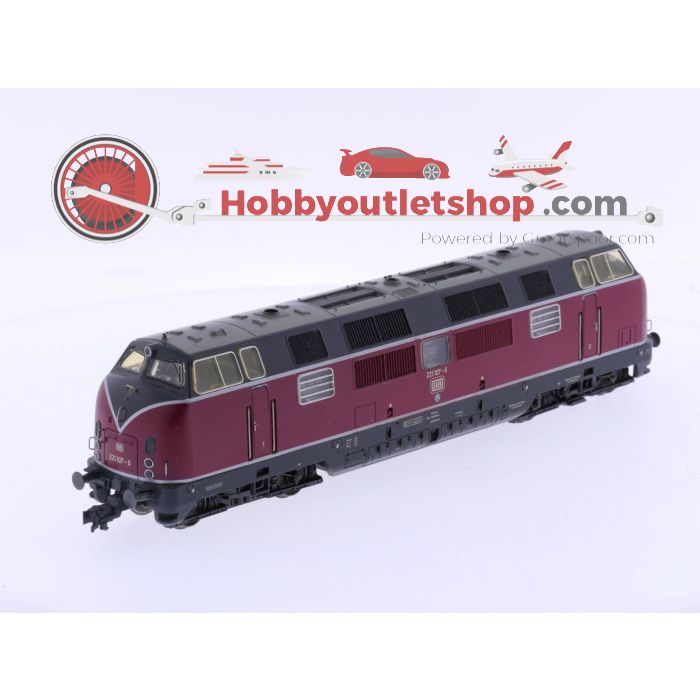 Schaal H0 Märklin/Hamo 3882 Diesellocomotief BR 221 107-6 van de DB Digitaal #4601