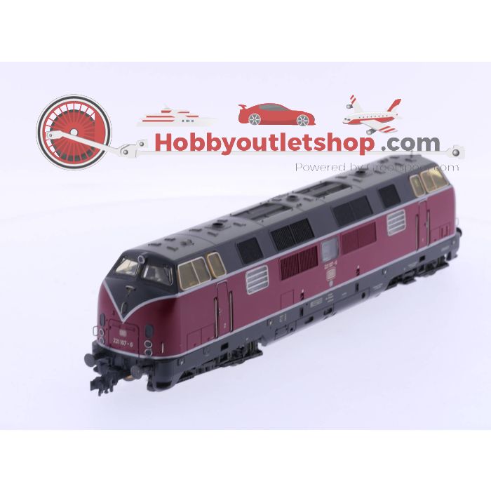 Schaal H0 Märklin/Hamo 3882 Diesellocomotief BR 221 107-6 van de DB Digitaal #4601