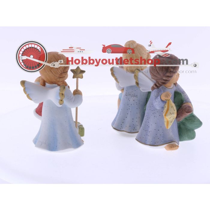 Goebel Nina & Marco figuren "Wij brengen de kerstboom" LTD.ED 519 en "Ik wens je een vrolijk kerstfeest" #4613 - sku: 20230714120511 - Gebruikt - Zo goed als nieuw - Afbeelding 4