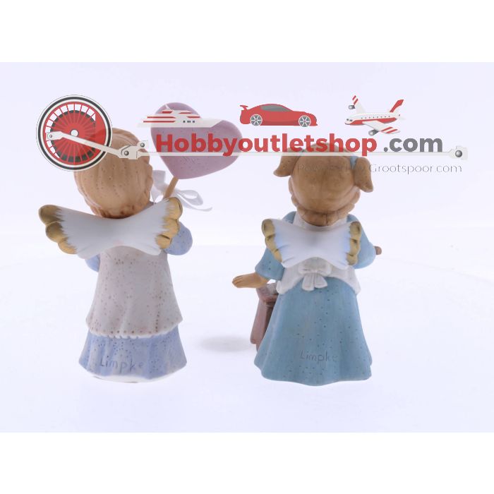 Goebel Nina & Marco figuren "Ik hou van je" en wegen op de weegschaal #4616 - sku: 20230714013827 - Gebruikt - Zo goed als nieuw - Afbeelding 3