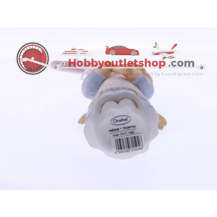Goebel Nina & Marco figuren "Ik hou van je" en wegen op de weegschaal #4616 - sku: 20230714013827 - Gebruikt - Zo goed als nieuw - Afbeelding 5