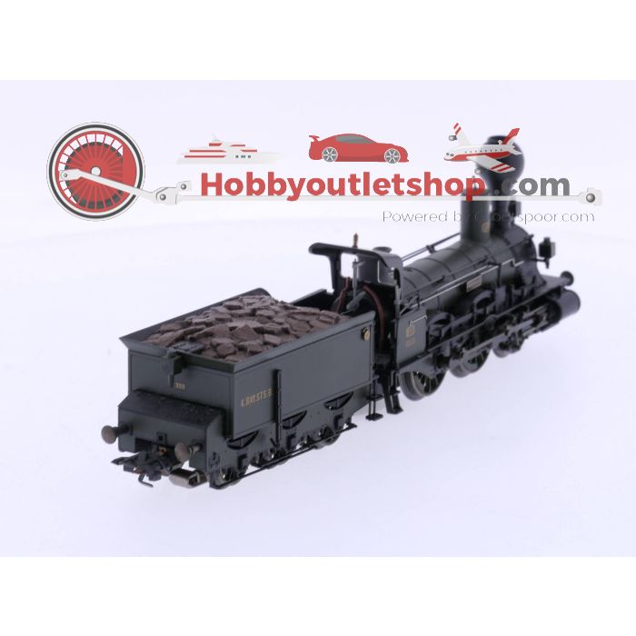 Schaal H0 Märklin 37981 Oldtimer stoomlocomotief serie B VI van de Königlich Bayerische Staatsbahn (K.Bay.Sts.B.) Uitvoering voor turfstook met peervormige schoorsteen. Locomotiefnaam met naambord "Mittenwald" digitaal #4624 - sku: 20230719120753 - Gebraucht - Guter Zustand - Bild 4