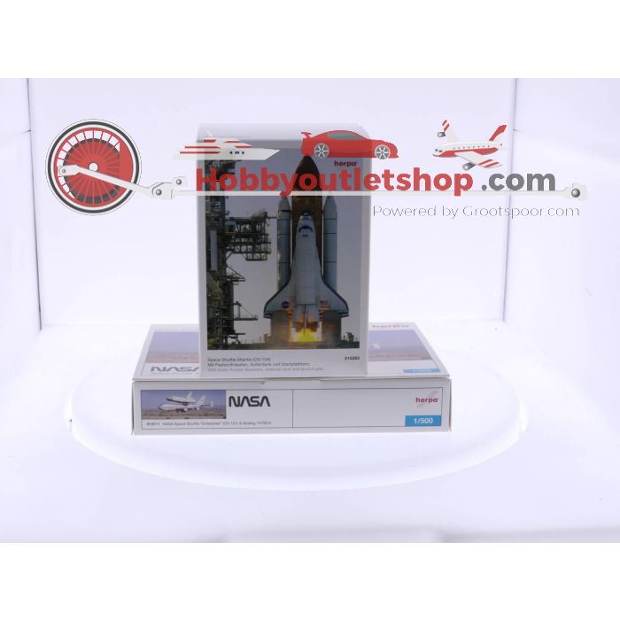 Schaal 1:500 Herpa NASA Space Shuttle "Enterprise" (OV-101) & Boeing 747 SCA en een Herpa 515283 NASA Space Shuttle Atlantis (OV-104) #4629 - sku: 20230719041218 - Nieuw - Nieuwstaat - Afbeelding 1