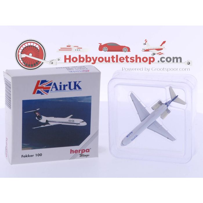 Schaal 1:500 Inflight 500 Dan Air London-G-BLDE Boeing 737-200, Herpa 509244 Fokker 100 en Herpa 523295 BAC 1-11-500 #4660