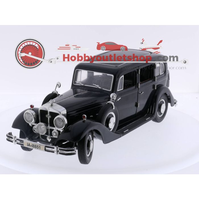 Schaal 1:18 Ricko Horch 851 Pullman zwart 1935 #4669