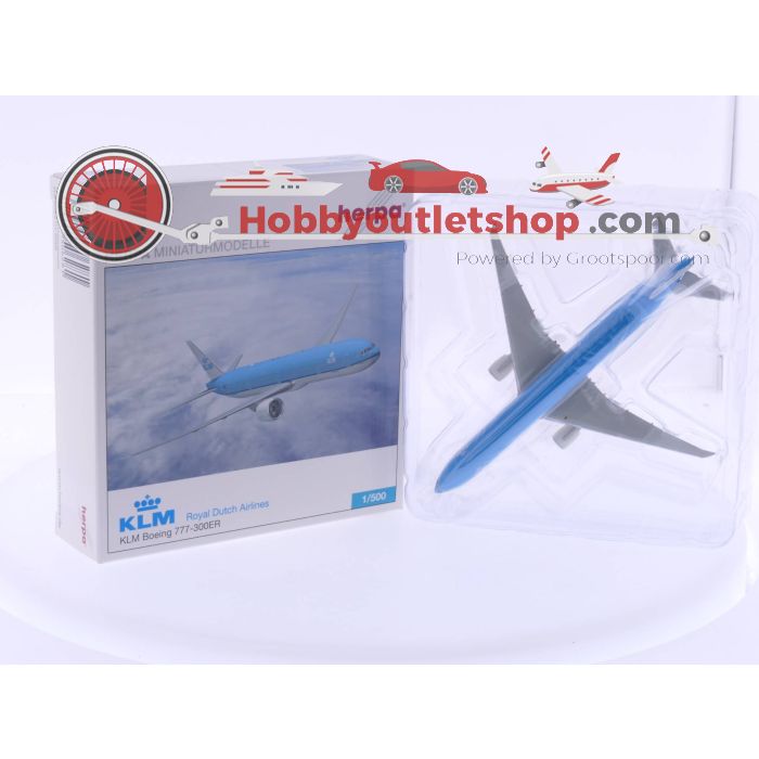 Schaal 1:500 Herpa 506670 KLM Boeing 777-200 en Herpa 506281 KLM Boeing 777-300ER #4684 - sku: 20230728102806 - New - New condition - Photo 5