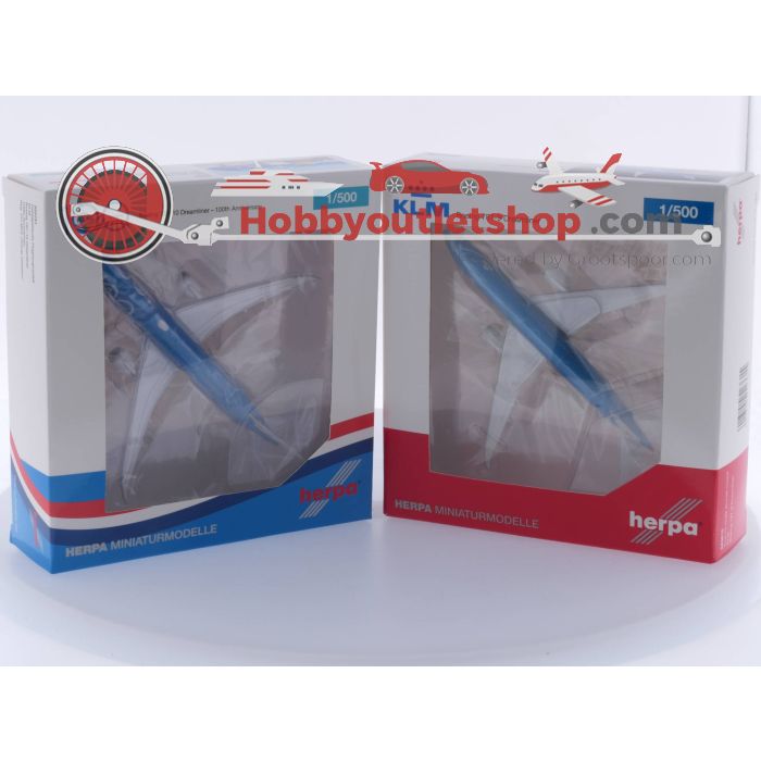 Schaal 1:500 Herpa 533751 KLM Boeing 787-10 Dreamliner en Herpa 523615 KLM Boeing 787-9 Dreamliner #4692 - sku: 20230728122524 - Nieuw - Nieuwstaat - Afbeelding 2