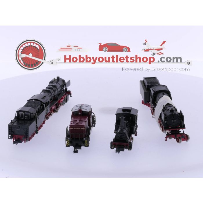 Schaal N Defecte locomotieven, Minitrix 2064 Dieselloc van de DB, Minitrix 2914 3-as stoomloc, Fleischmann 2363 050 058-7 Stoomloc van de DB en Arnold 2210 01-177 Stoomloc van de DB #4763 - sku: 20230810115116 - Gebruikt - Slechte staat - Afbeelding 3