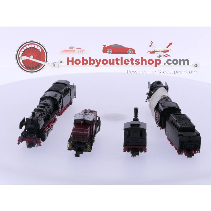 Schaal N Defecte locomotieven, Minitrix 2064 Dieselloc van de DB, Minitrix 2914 3-as stoomloc, Fleischmann 2363 050 058-7 Stoomloc van de DB en Arnold 2210 01-177 Stoomloc van de DB #4763 - sku: 20230810115116 - Gebruikt - Slechte staat - Afbeelding 4