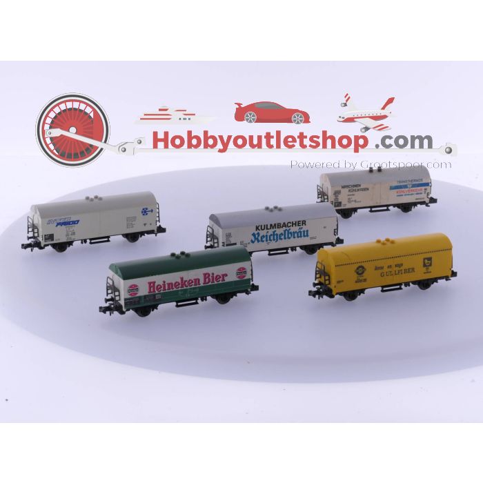 Schaal N Fleischmann 8320, 8321, 8323, 8325 en 8326 Koelwagens #4787