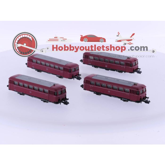 Schaal N Arnold 2910 Motorwagen, Arnold 2911 Bijwagen en Arnold 2912  2 x Stuurstandwagen, Schienenbus van de DB #4802 - sku: 20230811050314 - Gebraucht - Angemessener Zustand - Bild 2