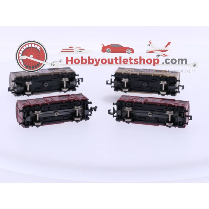 Schaal N Lima 320401 2 x Gesloten goederenwagen bruin en Lima 320408 2 x Gesloten goederenwagen "Fiat" #4813 - sku: 20230816025334 - Gebruikt - Goede staat - Afbeelding 5