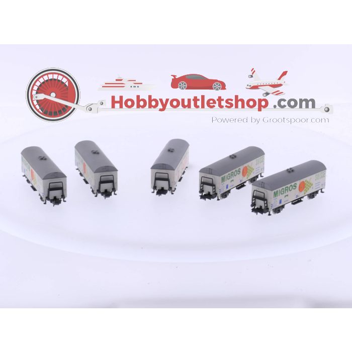 Schaal N Rivarossi 9309 4 x Koelwagen "Migros"en Rivarossi 9310 Koelwagen "Spatenbräu" #4814 - sku: 20230816030108 - Used - Good condition - Photo 4
