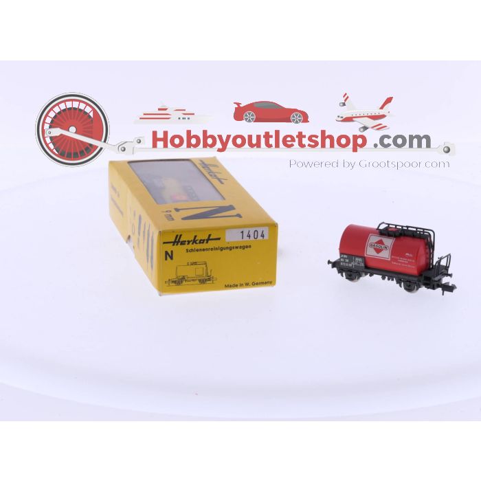 Schaal N Herkat 1404 Railreiniger Ketelwagen 