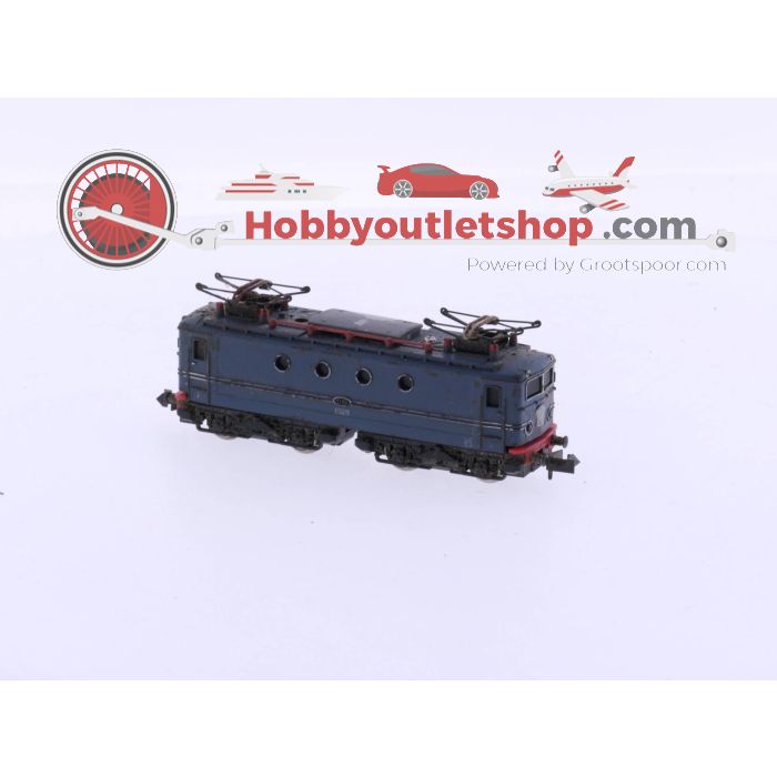 Schaal N Trix 12824 Elektrische locomotief 1150 verveloos van de NS #4824