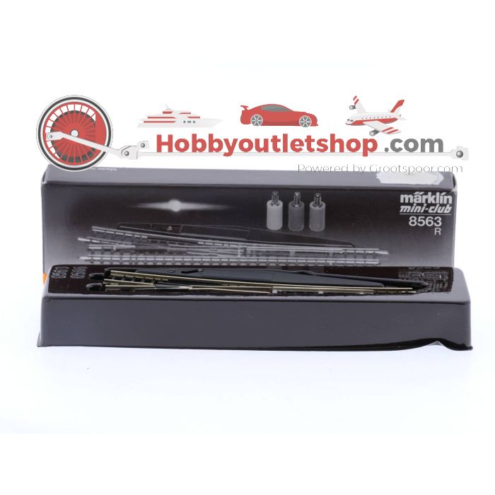 Schaal Z Märklin 8563 Elektromagnetisch wissel rechts 110 mm #4847