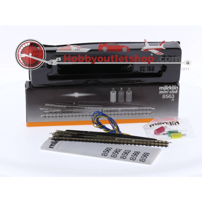 Schaal Z Märklin 8563 Elektromagnetisch wissel rechts 110 mm #4847
