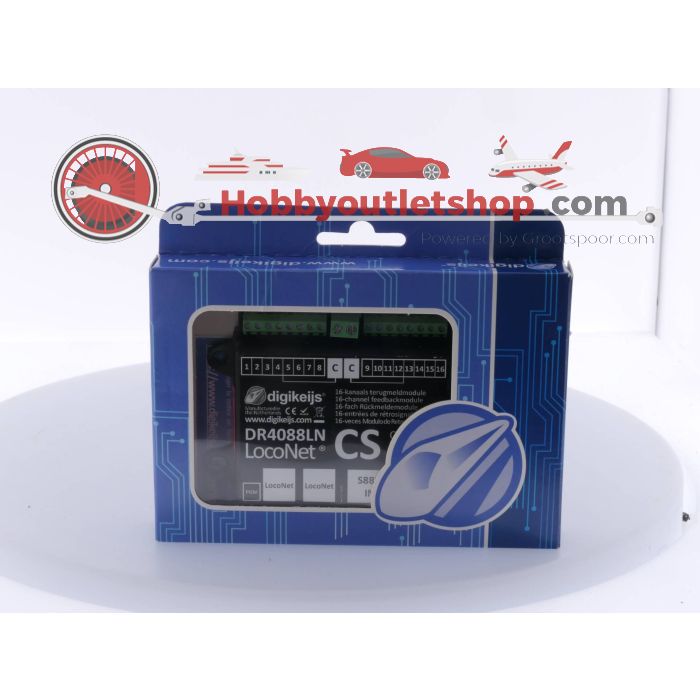 Digikeijs DR4088LN 16-kanaals terugmeldmodule #3351