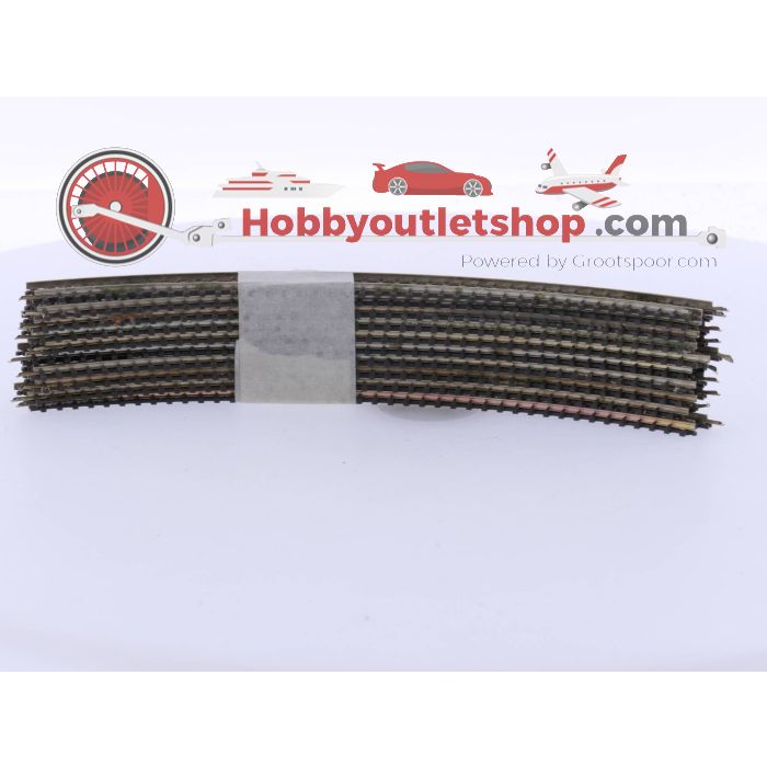 Schaal Z Märklin 8520 bochten 195 mm set á 10 st. #4862 - sku: 20230901084802 - Gebruikt - Goede staat - Afbeelding 3