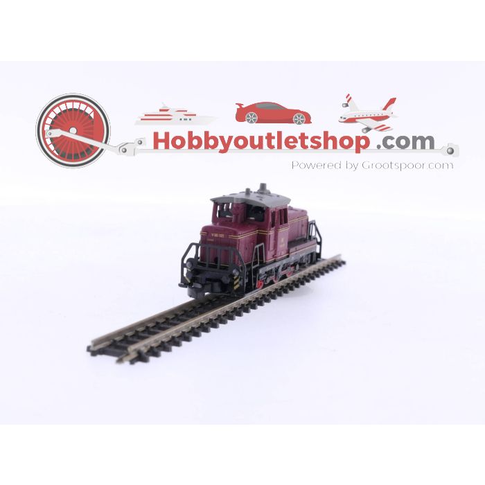 Schaal Z Märklin 8864 Diesel lokomotief V60 van de DB #4875