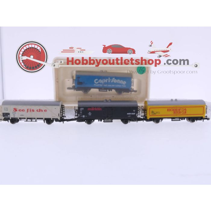 Schaal Z Märklin Goederen Set Van 4 van de DB #4898
