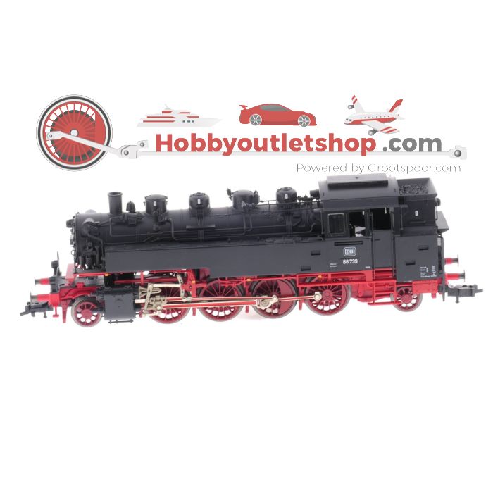 Schaal H0 Fleischmann 64086 Stoomlocomotief BR 86 van de DB digitaal #4919 - sku: 20230930111722 - Gebruikt - Zeer goede staat - Afbeelding 2